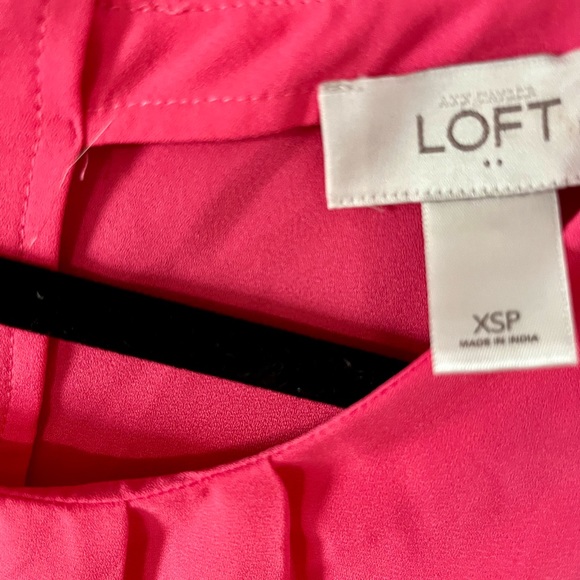 Loft XS Pink Tank Top - Picture 2 of 3